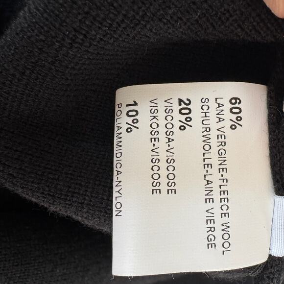 ALAÏA Laser Cut Black Wool Skater Dress - Picture 10 of 11